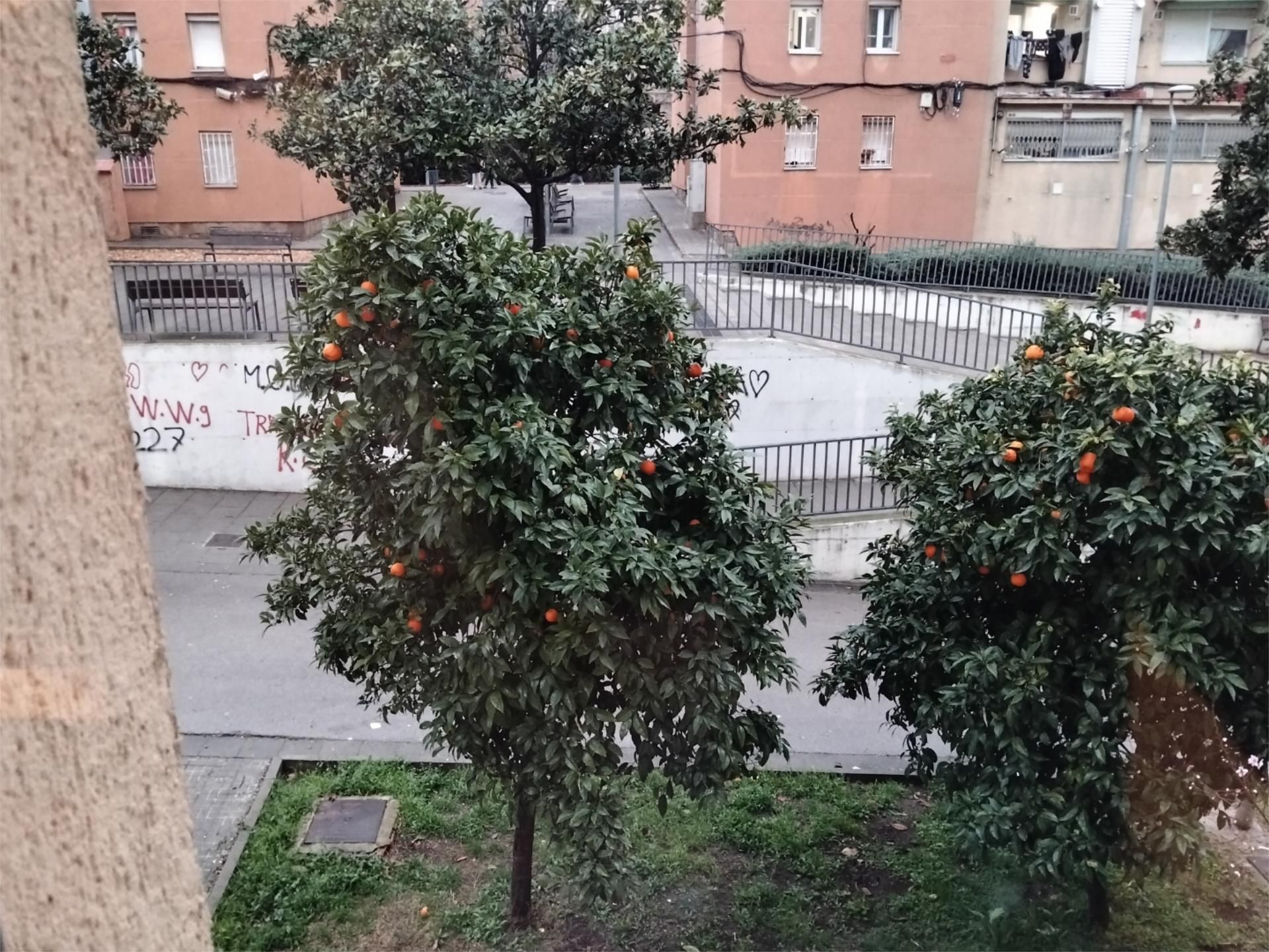Vista exterior de Piso en venta en Terrassa con Aire acondicionado, Amueblado y Horno
