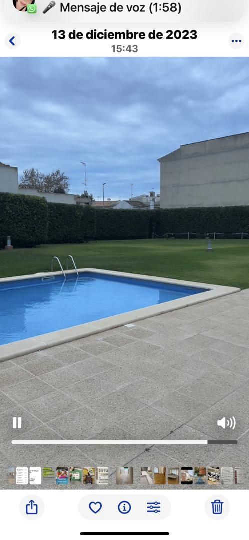Swimming pool of Flat for rent in Llucmajor  with Air Conditioner, Heating and Private garden
