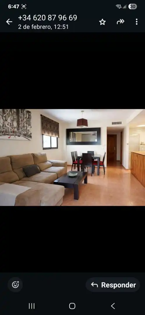 Flat for sale in Avinguda D'alcoi, 21, Campello Playa Living room of Flat for sale in El Campello with Air Conditioner, Terrace and Swimming Pool