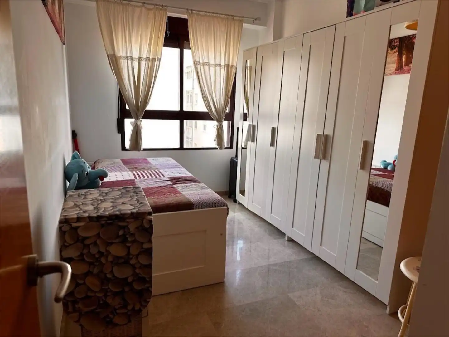 Flat for sale in Carrer de la Constitució, 58, Zona Avenida al Vedat Bedroom of Flat for sale in Torrent with Air Conditioner, Terrace and Balcony