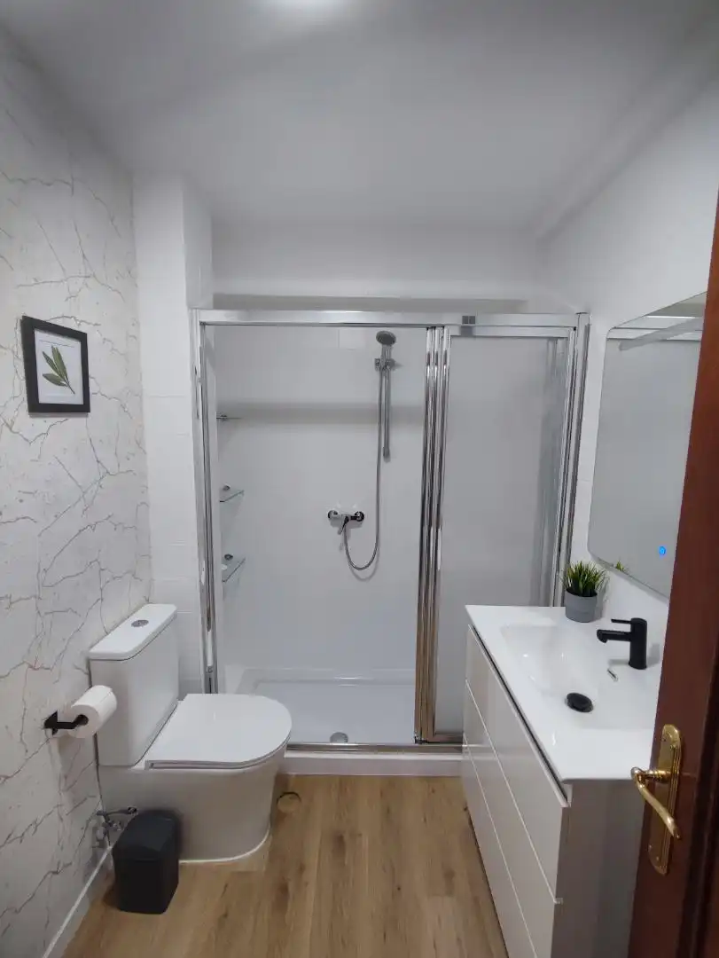 Room in Calle de Guipuzcoa, 6, Delicias Bathroom of Flat for share in Valladolid with Heating, Parquet flooring and Terrace