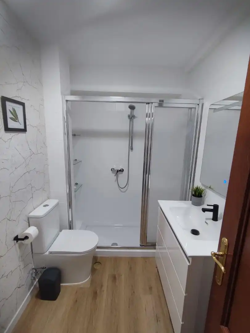 Room in Calle de Guipuzcoa, 6, Delicias Bathroom of Flat for share in Valladolid with Heating, Parquet flooring and Terrace
