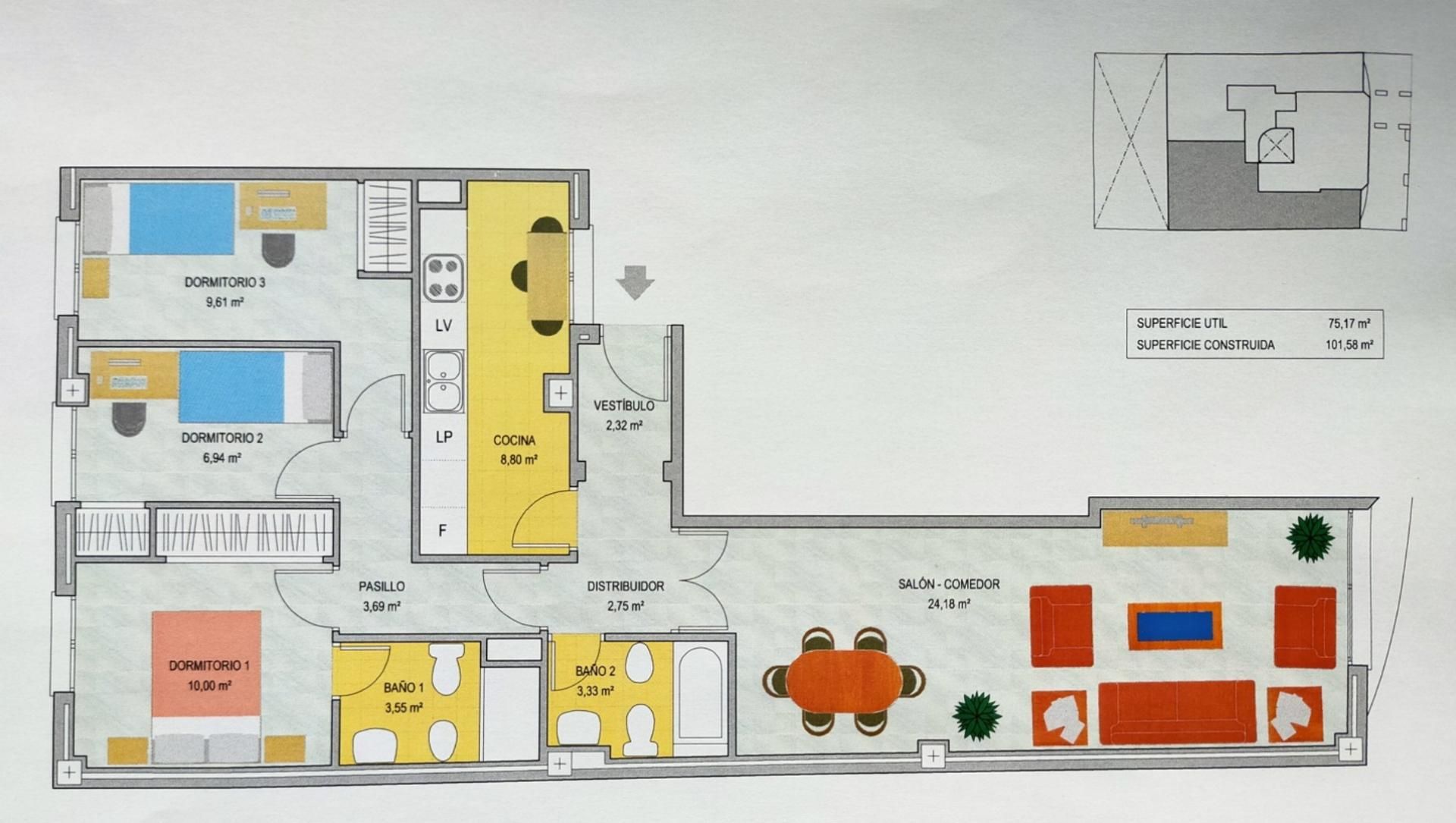 Flat for rent in Avenida de Bellavista, 91, Bellavista