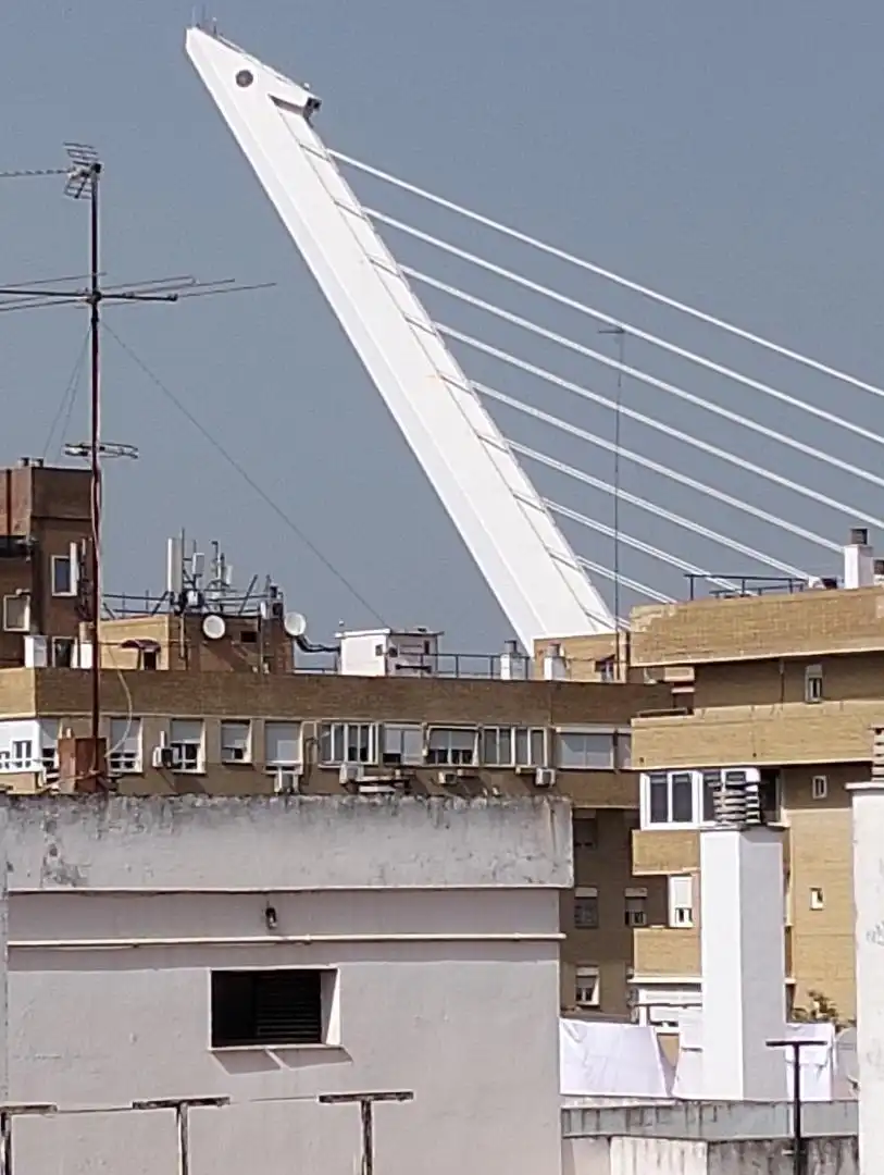 Vista exterior de Piso de alquiler en Sevilla con Aire acondicionado, Amueblado y Lavadora