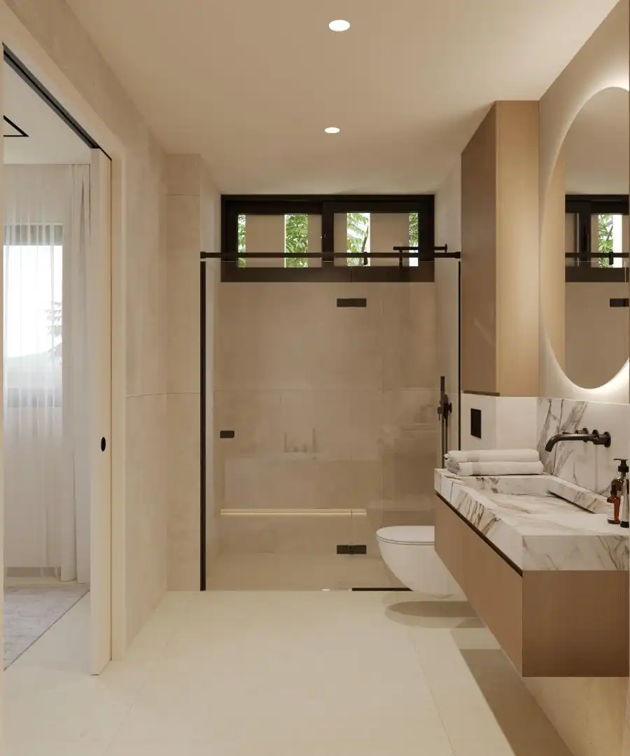Baño de Casa o chalet en venta en Vidreres con Aire acondicionado, Terraza y Piscina