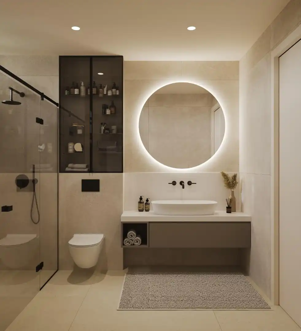 Baño de Casa o chalet en venta en Vidreres con Aire acondicionado, Terraza y Piscina