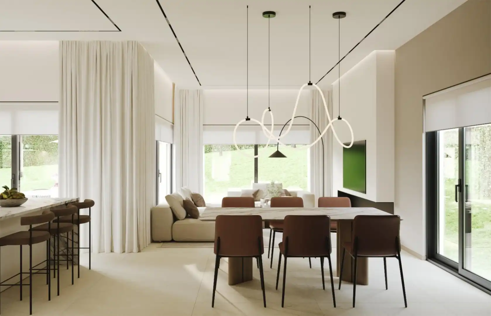 Comedor de Casa o chalet en venta en Vidreres con Aire acondicionado, Terraza y Piscina