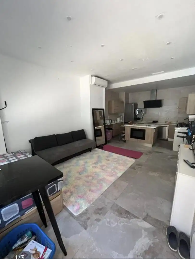 Living room of Flat for share in Madrid  with Air Conditioner, Heating and Furnished