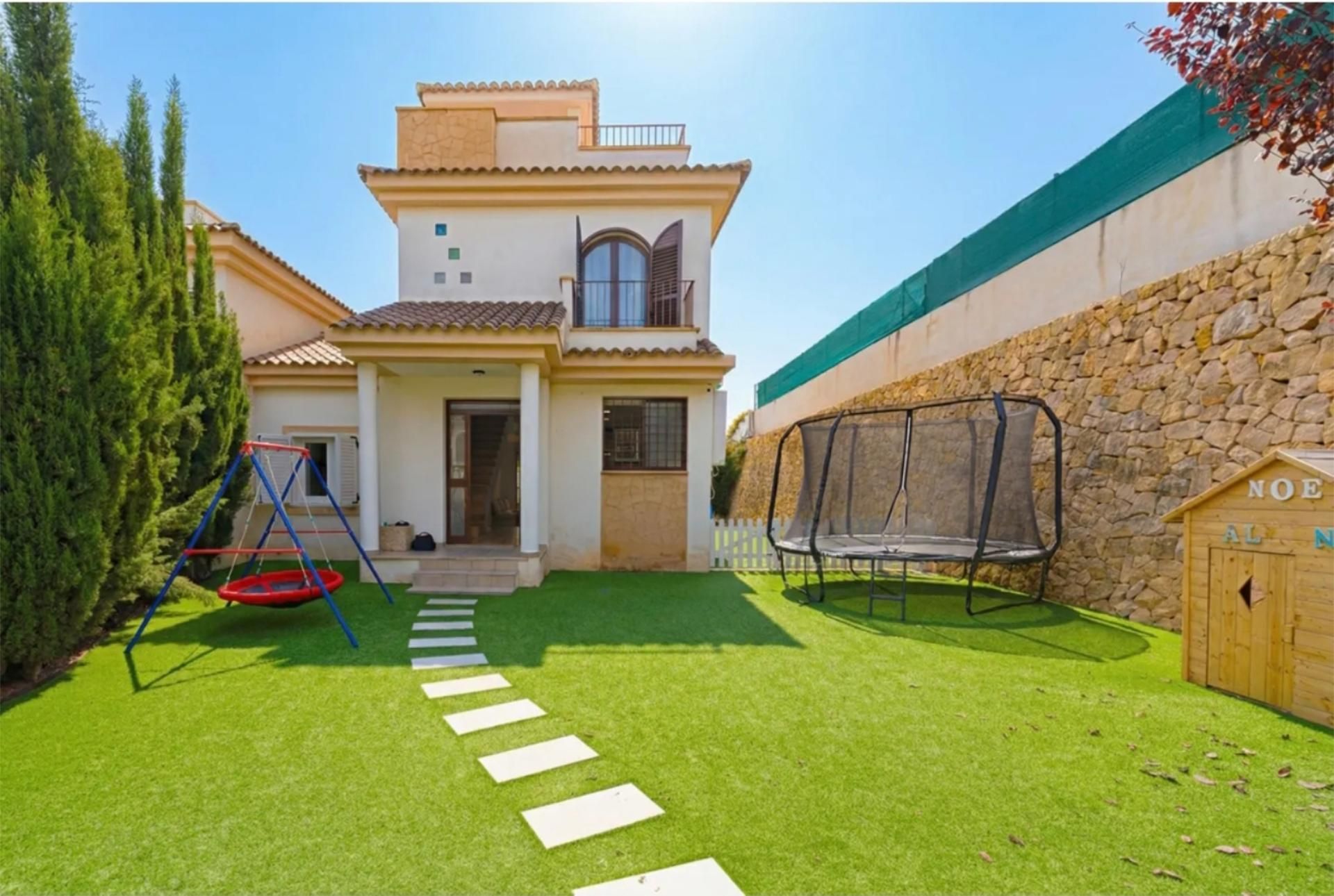 Garden of Single-family semi-detached for sale in Polop  with Air Conditioner, Terrace and Balcony