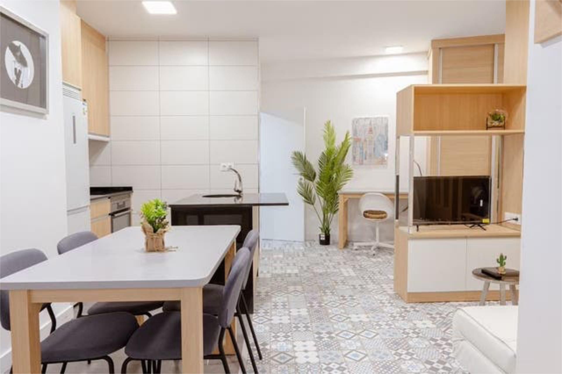 Cocina de Piso de alquiler en Ourense Capital 
