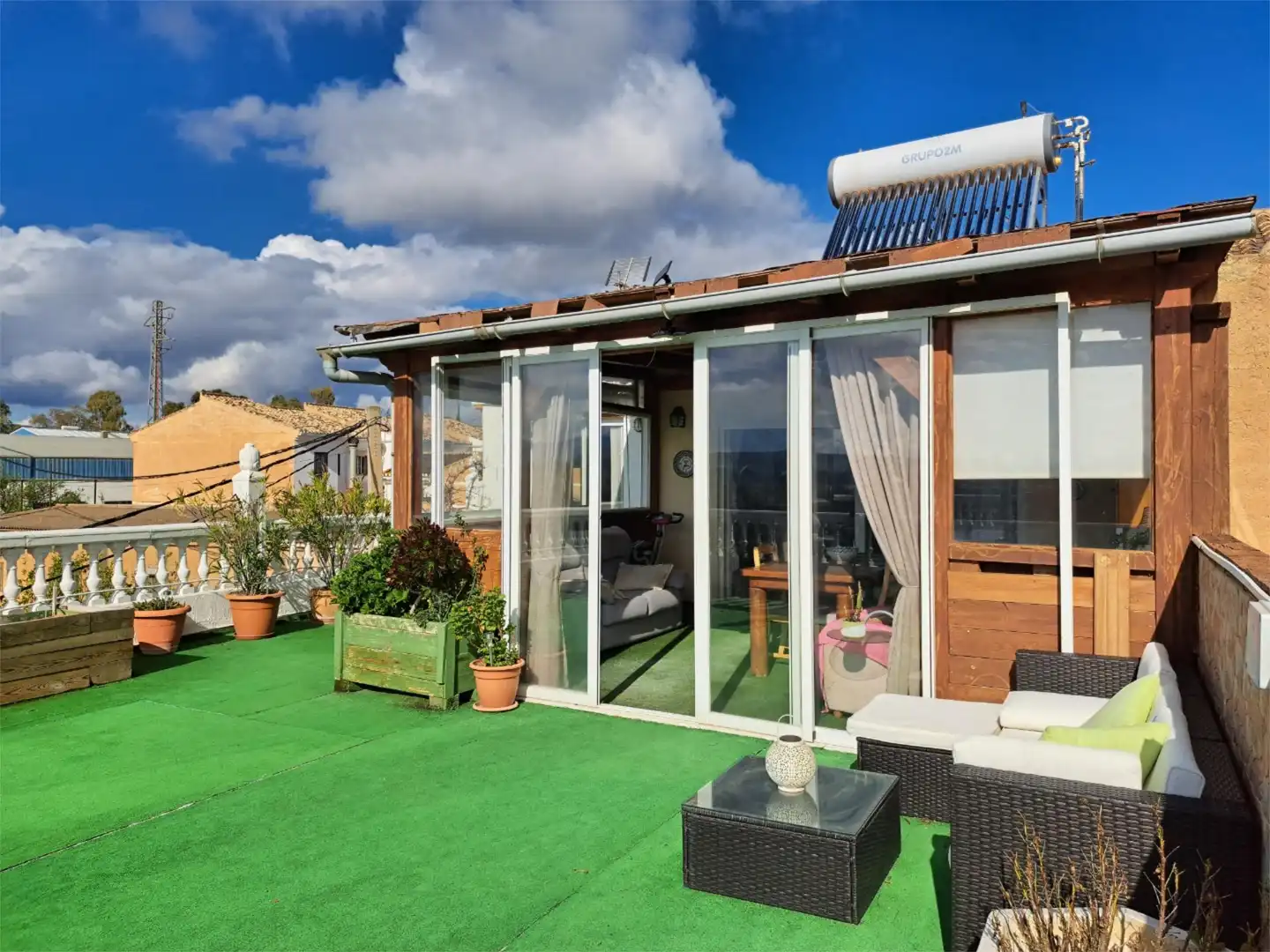 Wohnungen zum Verkauf in Calle la Trinchera, 4, Dúrcal Terrasse von Wohnungen zum Verkauf in Dúrcal mit Heizung, Parkett und Terrasse