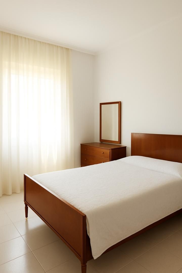 Bedroom of Flat for share in Santibáñez de la Peña  with Heating, Furnished and Community parking