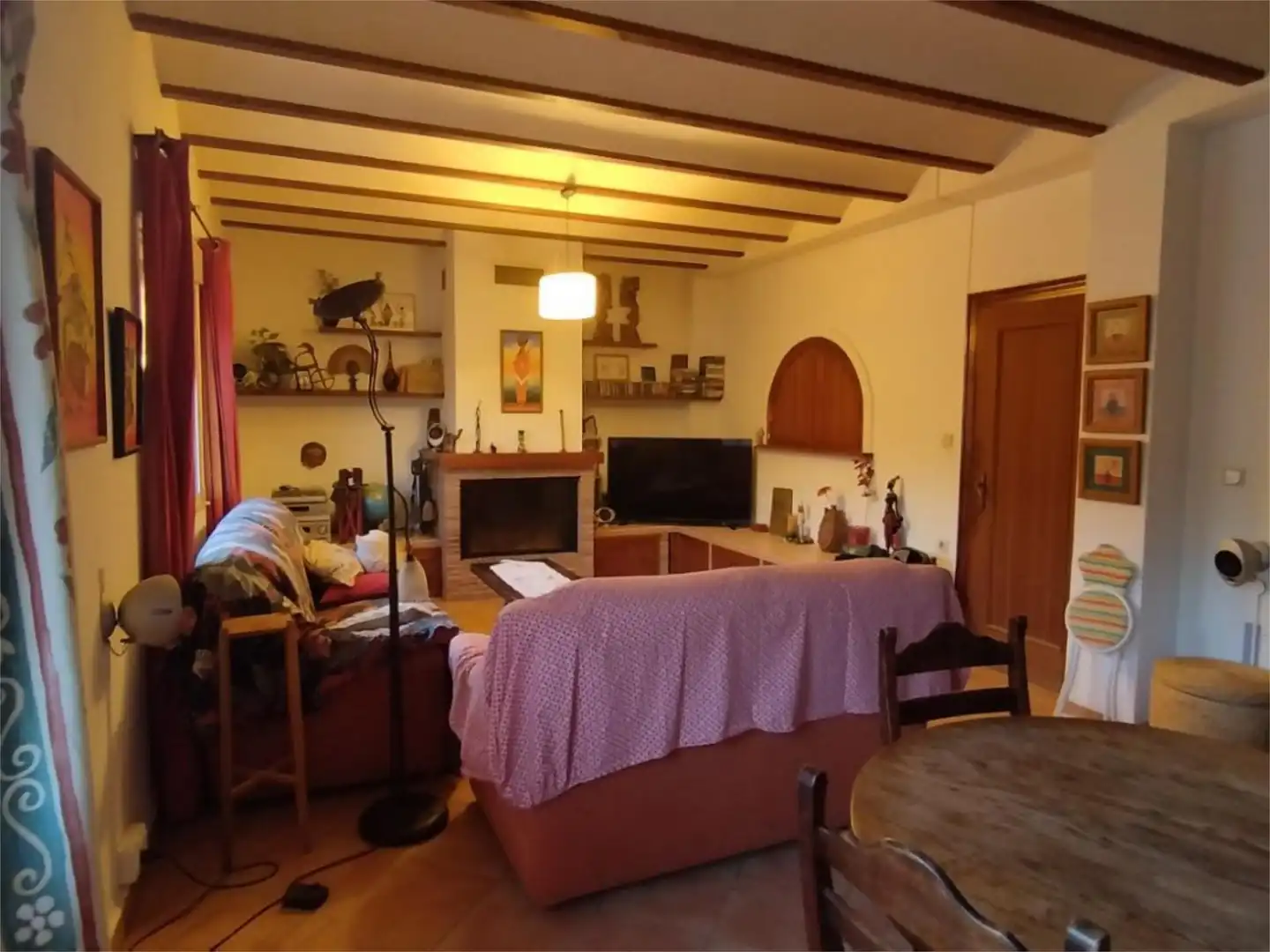 Flat for sale in Camino Mundo Nuevo, 22, Monteagudo Living room of Flat for sale in Murcia with Air Conditioner, Heating and Private garden