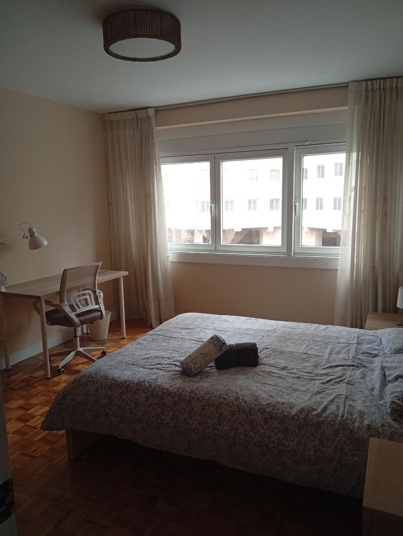 Bedroom of Flat for share in A Coruña Capital   with Parquet flooring, Furnished and Oven