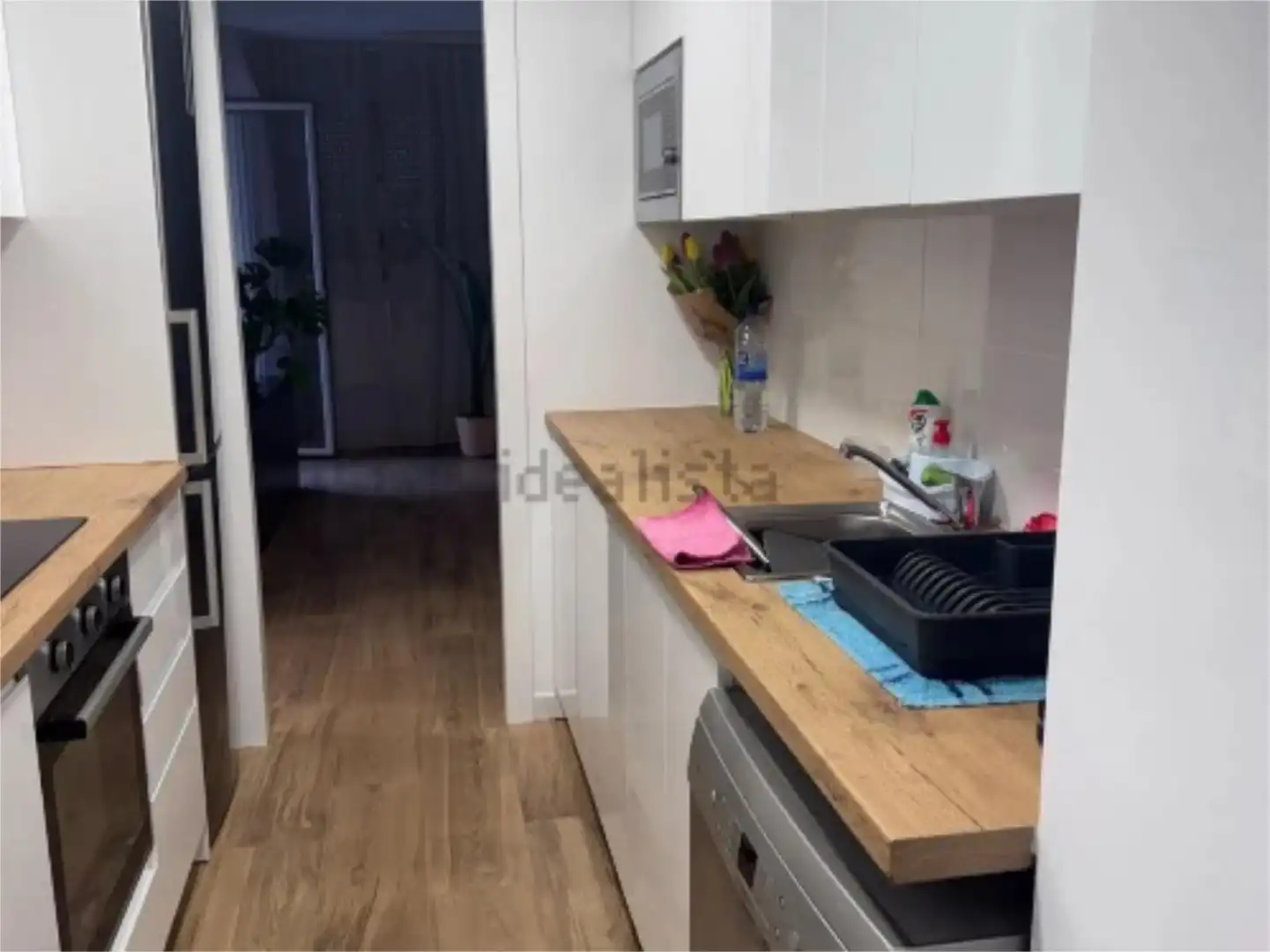 Küche von Wohnung zur untervermieten in Sabadell mit Heizung, Terrasse und Möbliert
