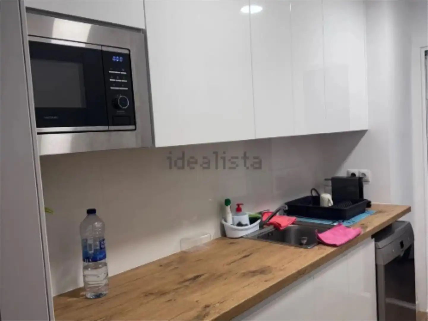 Küche von Wohnung zur untervermieten in Sabadell mit Heizung, Terrasse und Möbliert