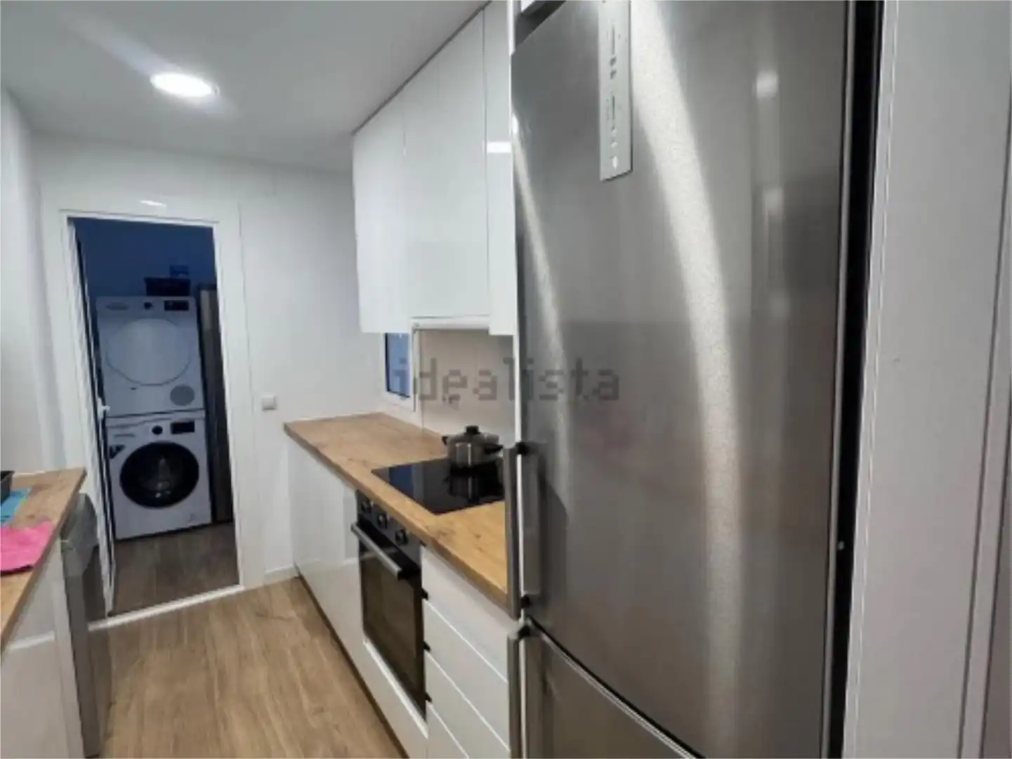 Küche von Wohnung zur untervermieten in Sabadell mit Heizung, Terrasse und Möbliert