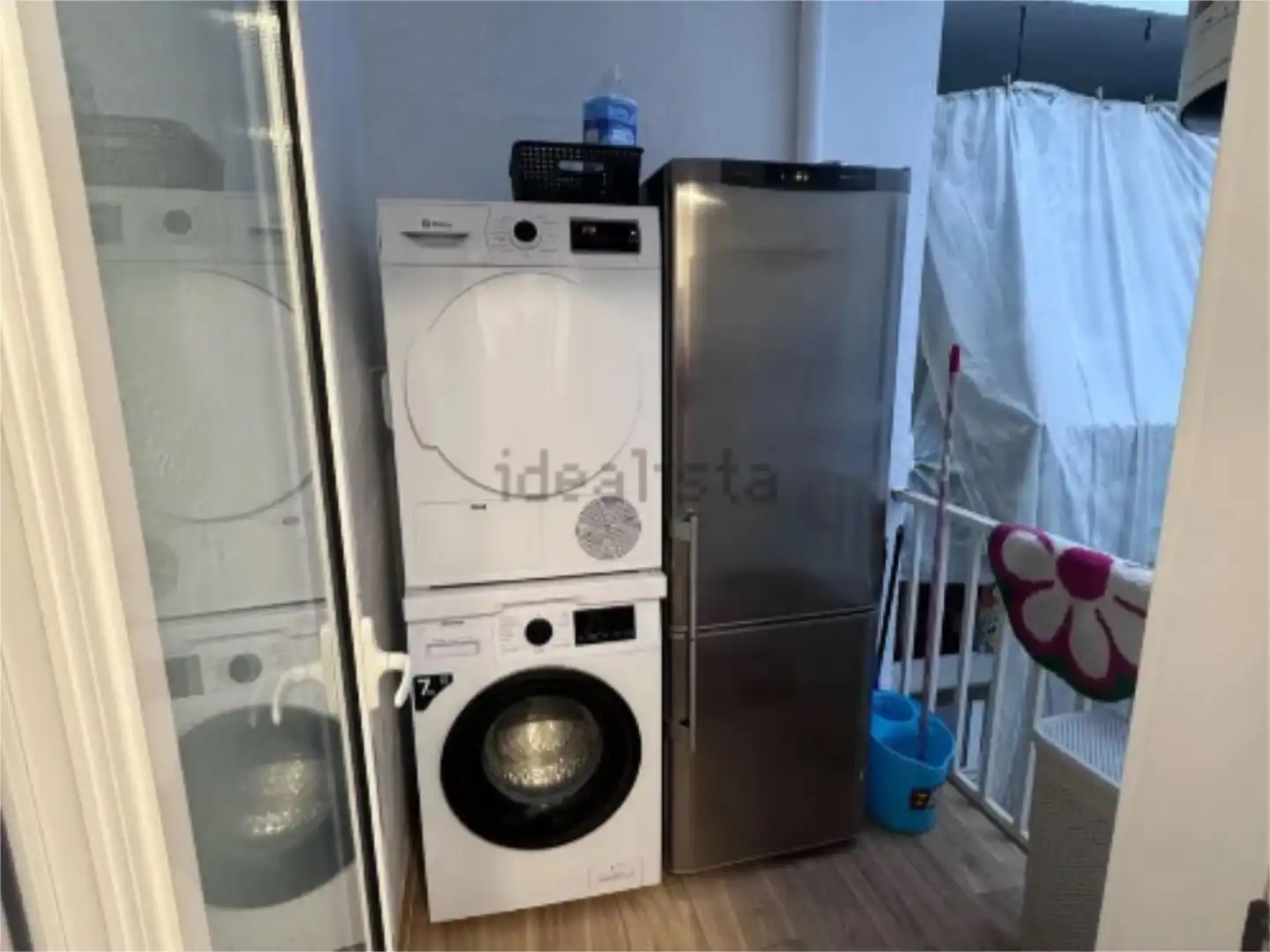 Küche von Wohnung zur untervermieten in Sabadell mit Heizung, Terrasse und Möbliert