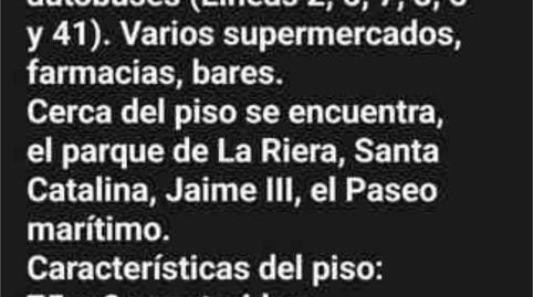 Photo 3 of Flat for rent in Camp d'en Serralta,  Palma de Mallorca