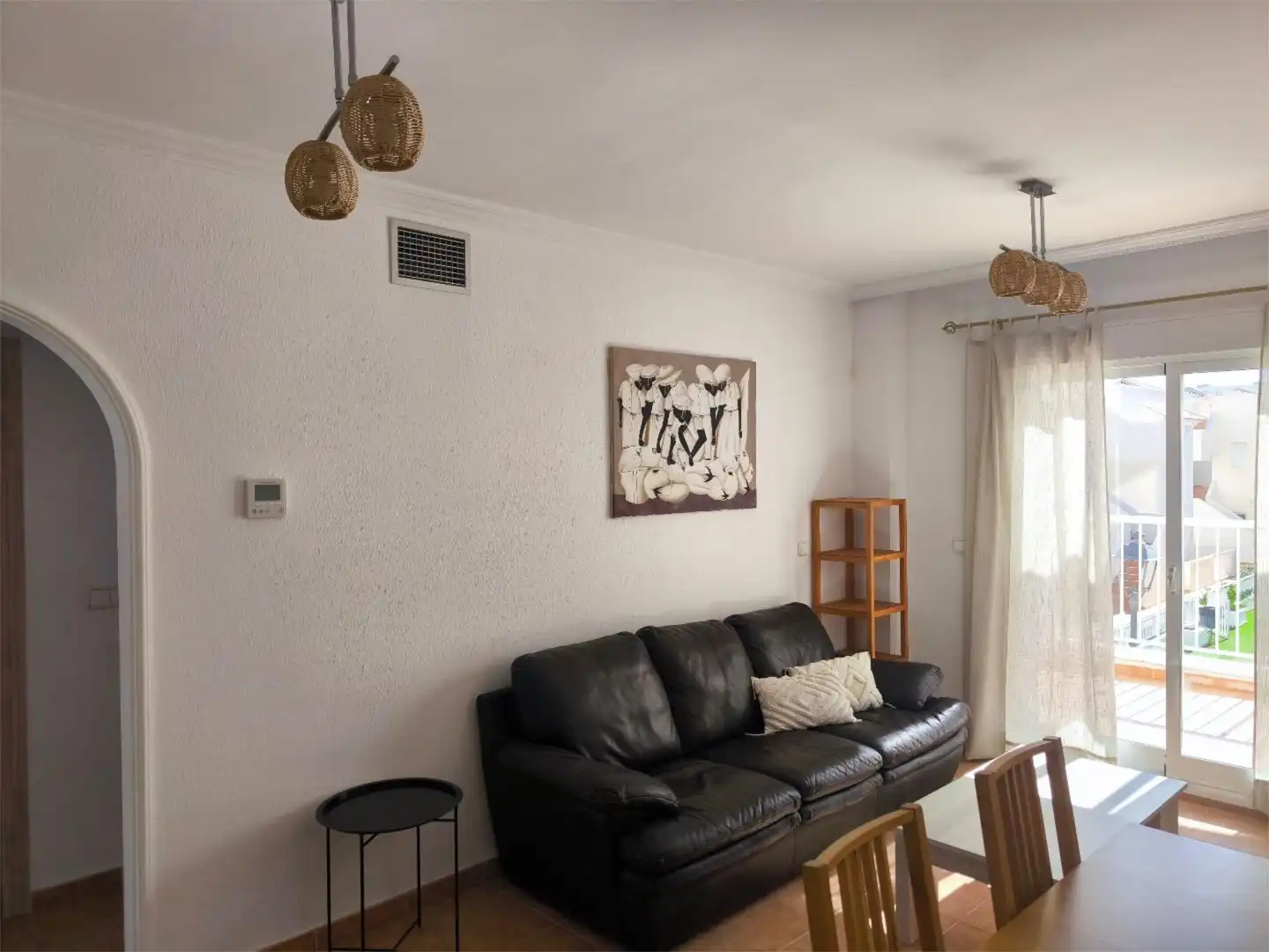 Piso de alquiler en Avenida Costa Levante, 1, Marina de la Torre Sala de estar de Piso de alquiler en Mojácar con Aire acondicionado, Calefacción y Terraza