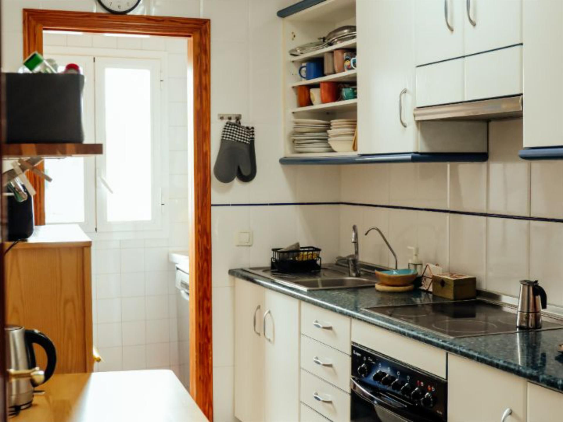 Kitchen of Flat for rent in Sa Pobla  with Air Conditioner, Heating and Parquet flooring
