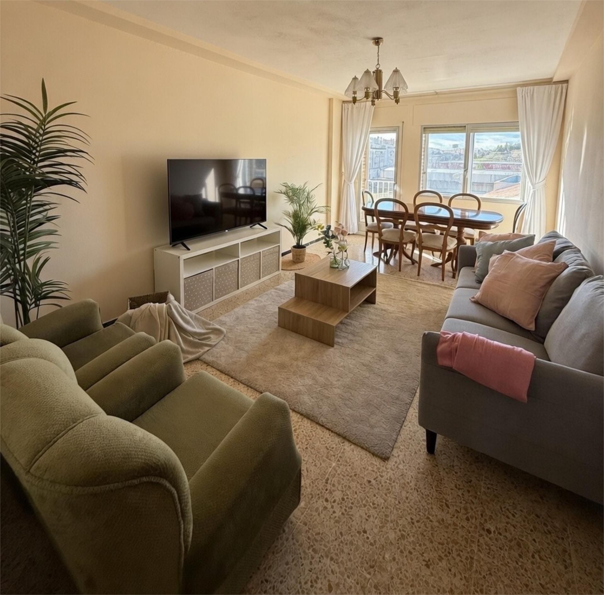 Living room of Flat for rent in  Huesca Capital  with Heating, Terrace and Storage room