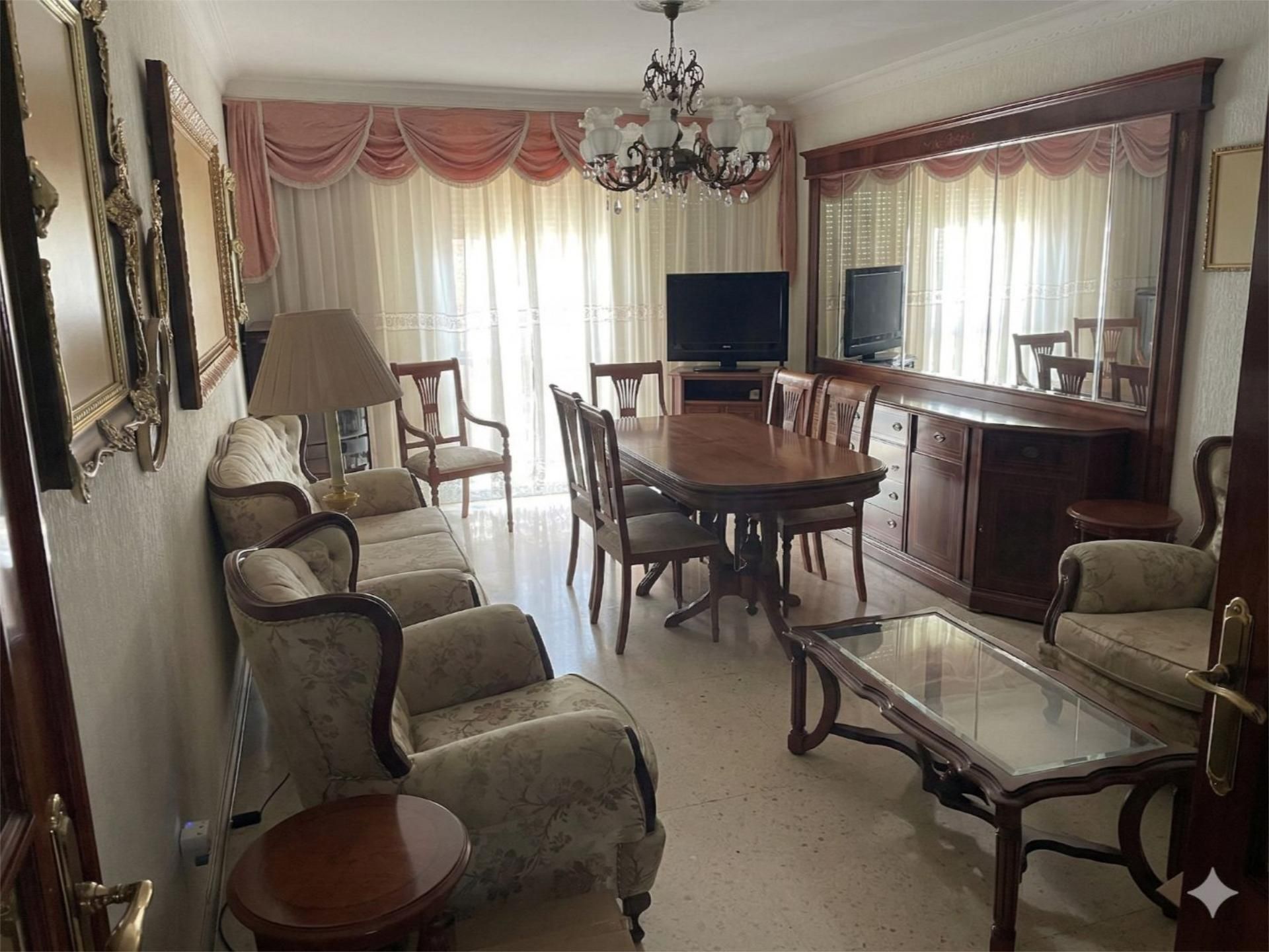 Living room of Flat for sale in  Huelva Capital  with Air Conditioner and Balcony