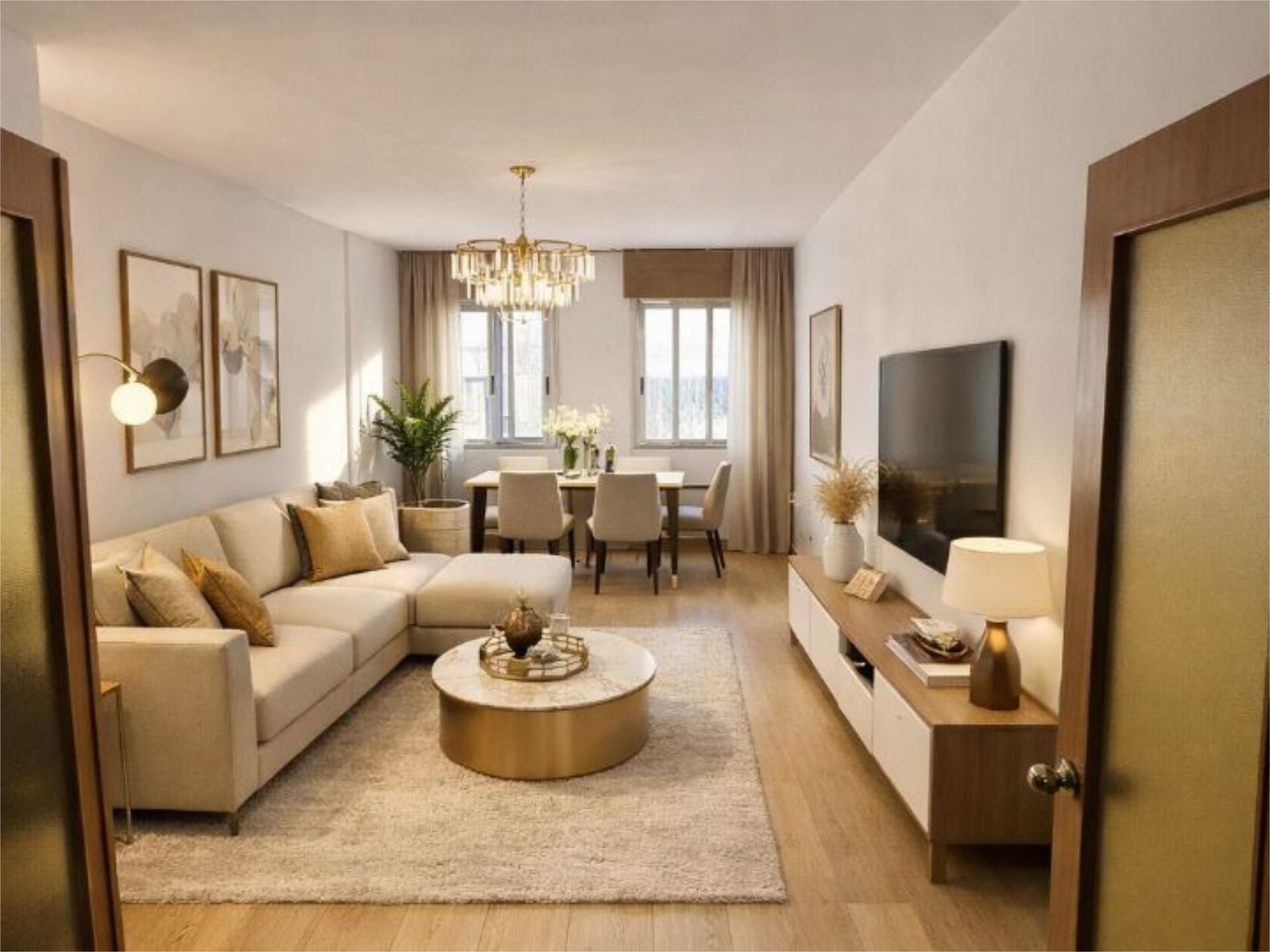 Sala de estar de Piso en venta en Valladolid Capital con Terraza y Balcón