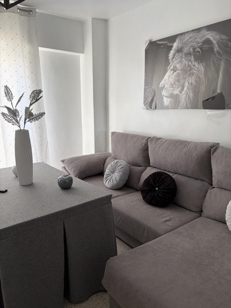 Sala de estar de Piso en venta en San José del Valle con Terraza, Amueblado y Balcón