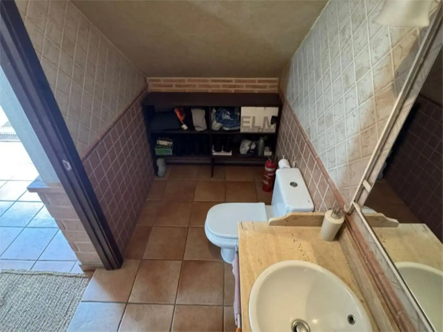 Casa adosada en venta en Calle Delicias, 21, Madridejos Baño de Casa adosada en venta en Madridejos con Aire acondicionado, Calefacción y Terraza
