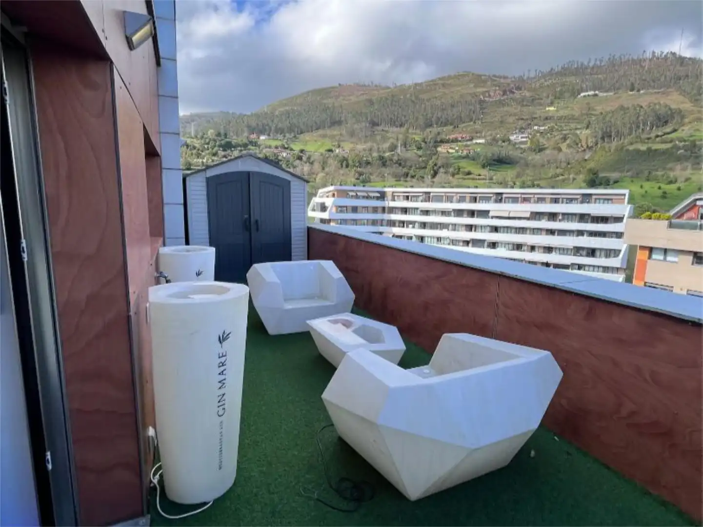 Wohnung zum Verkauf in Calle Viseu, 15, Ciudad Naranco - Prados de La Fuente Terrasse von Wohnung zum Verkauf in Oviedo mit Heizung, Privatgarten und Parkett