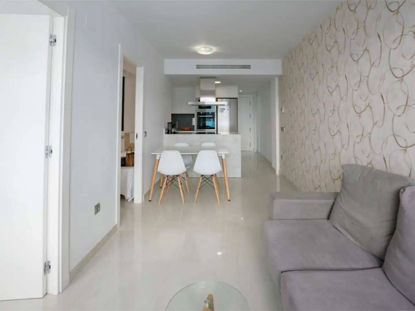 Flat for sale in Calle Maestro Francisco Casanovas, 51, Avenida Habaneras - Curva de Palangre Living room of Flat for sale in Torrevieja with Air Conditioner, Swimming Pool and Balcony
