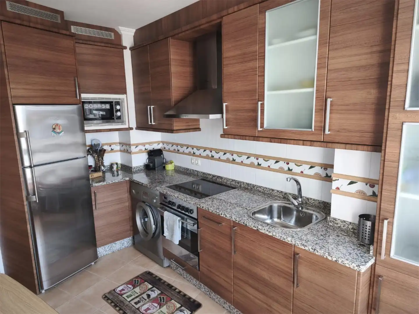 Cuina de Pis de lloguer en Foz amb Calefacció, Parquet i Moblat