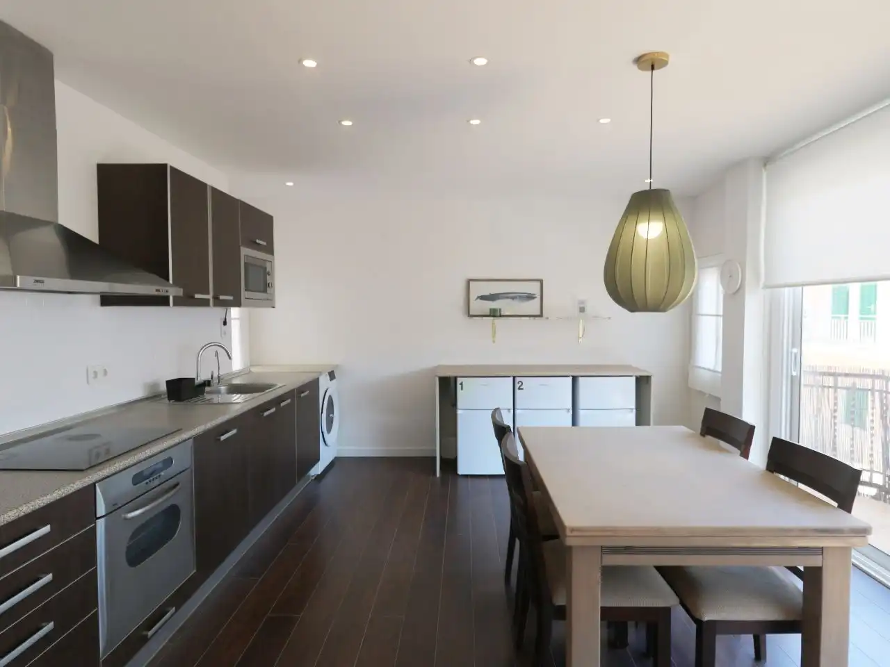 Kitchen of Flat for share in Binissalem  with Air Conditioner, Heating and Parquet flooring