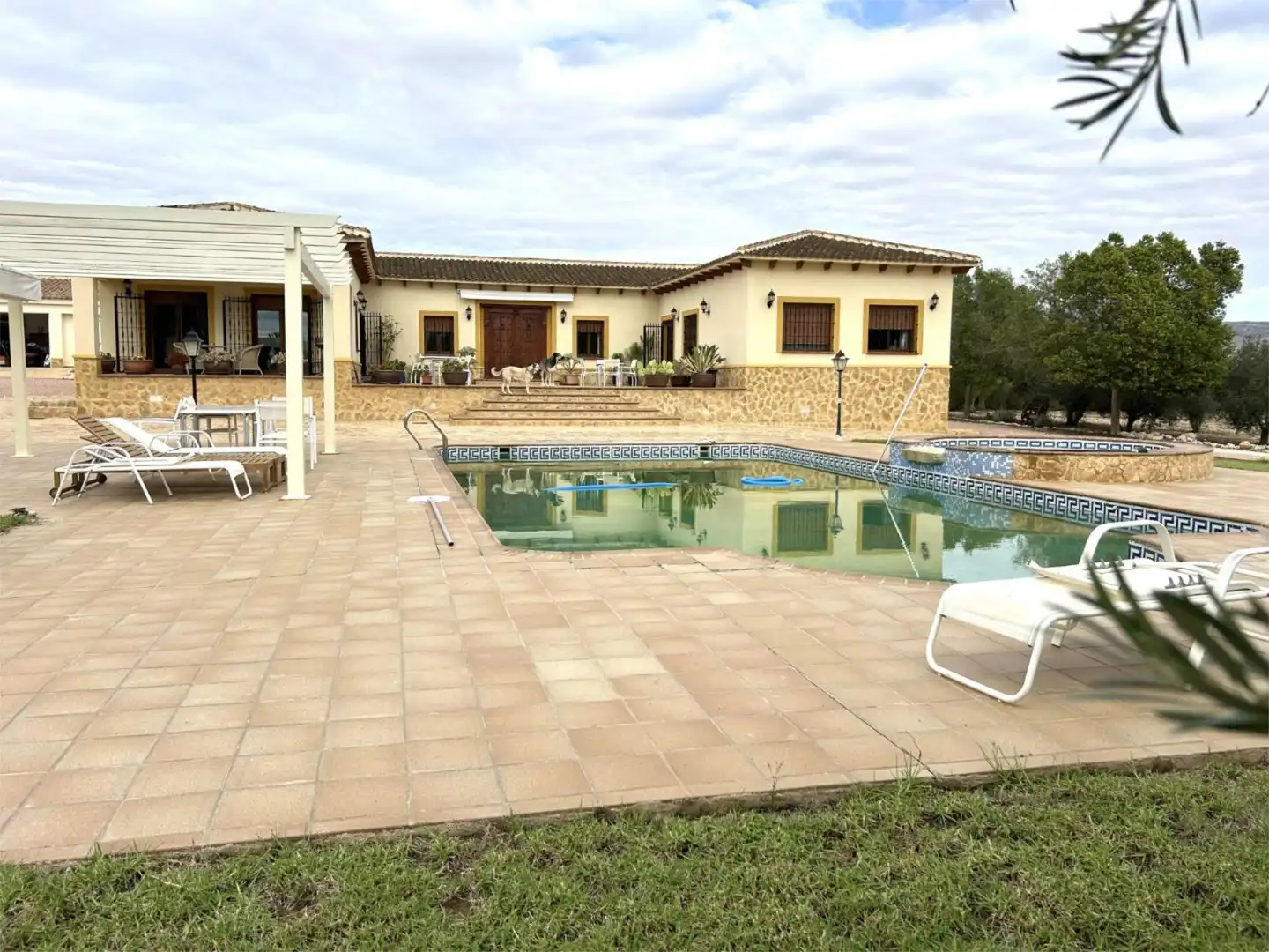 Piscina de Finca rústica en venta en Orihuela con Terraza y Piscina