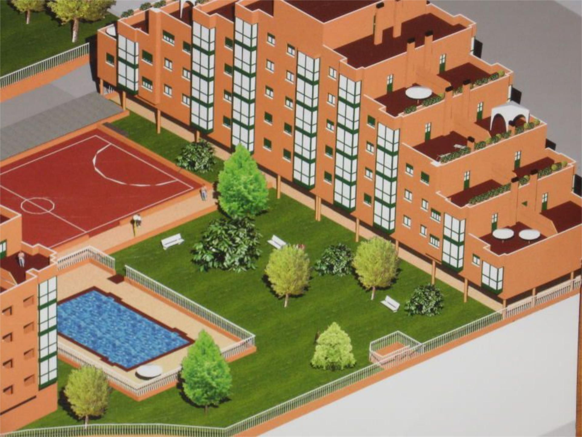 Exterior view of Flat for rent in  Madrid Capital  with Air Conditioner, Heating and Parquet flooring