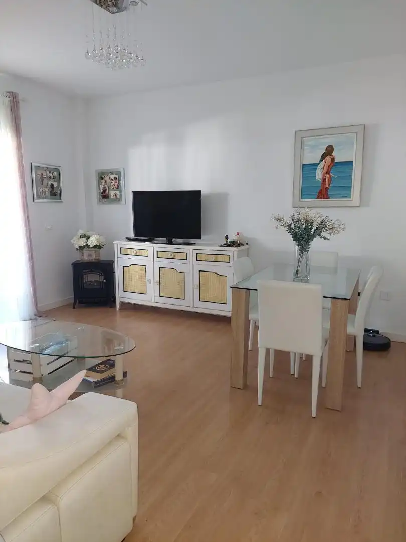 Living room of Apartments for sale in Chiclana de la Frontera  with Heating, Private garden and Parquet flooring