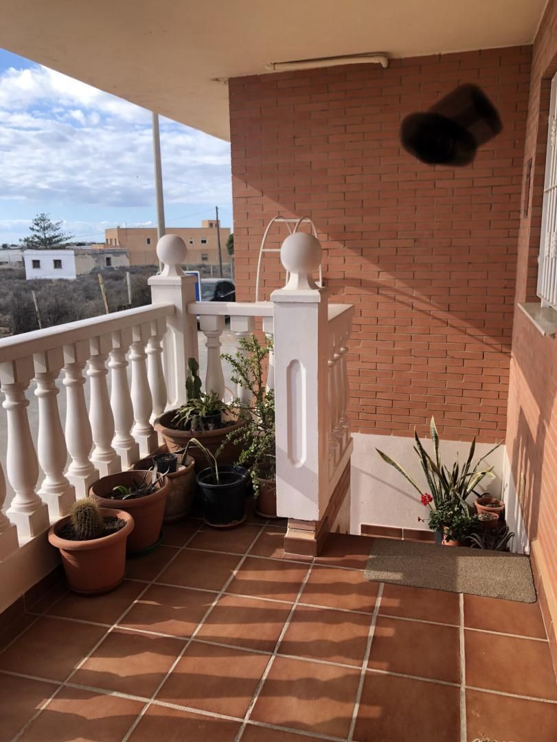 Balcony of Single-family semi-detached for sale in  Almería Capital  with Air Conditioner, Heating and Terrace