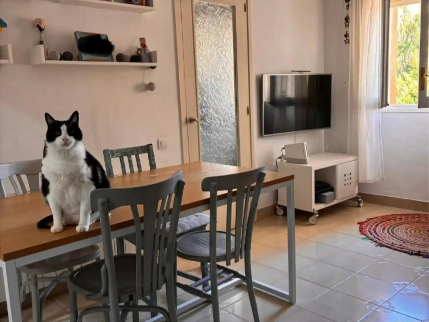 Flat for sale in Carrer de Santa Maria, 27, Barri Antic Dining room of Flat for sale in Manresa with Air Conditioner, Terrace and Balcony