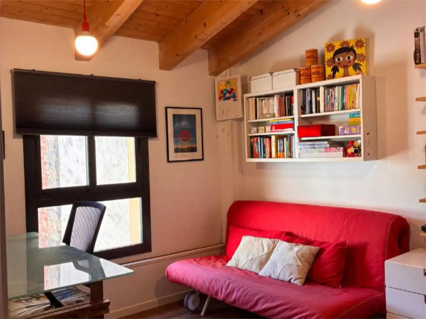 Flat for sale in Carrer de Santa Maria, 27, Barri Antic Living room of Flat for sale in Manresa with Air Conditioner, Terrace and Balcony