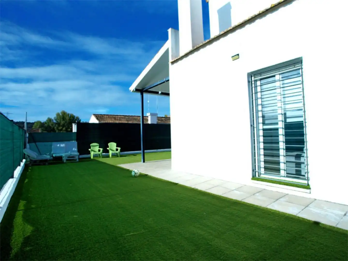 Terrassa de Casa o xalet en venda en San Nicolás del Puerto amb Jardí privat, Terrassa i Traster