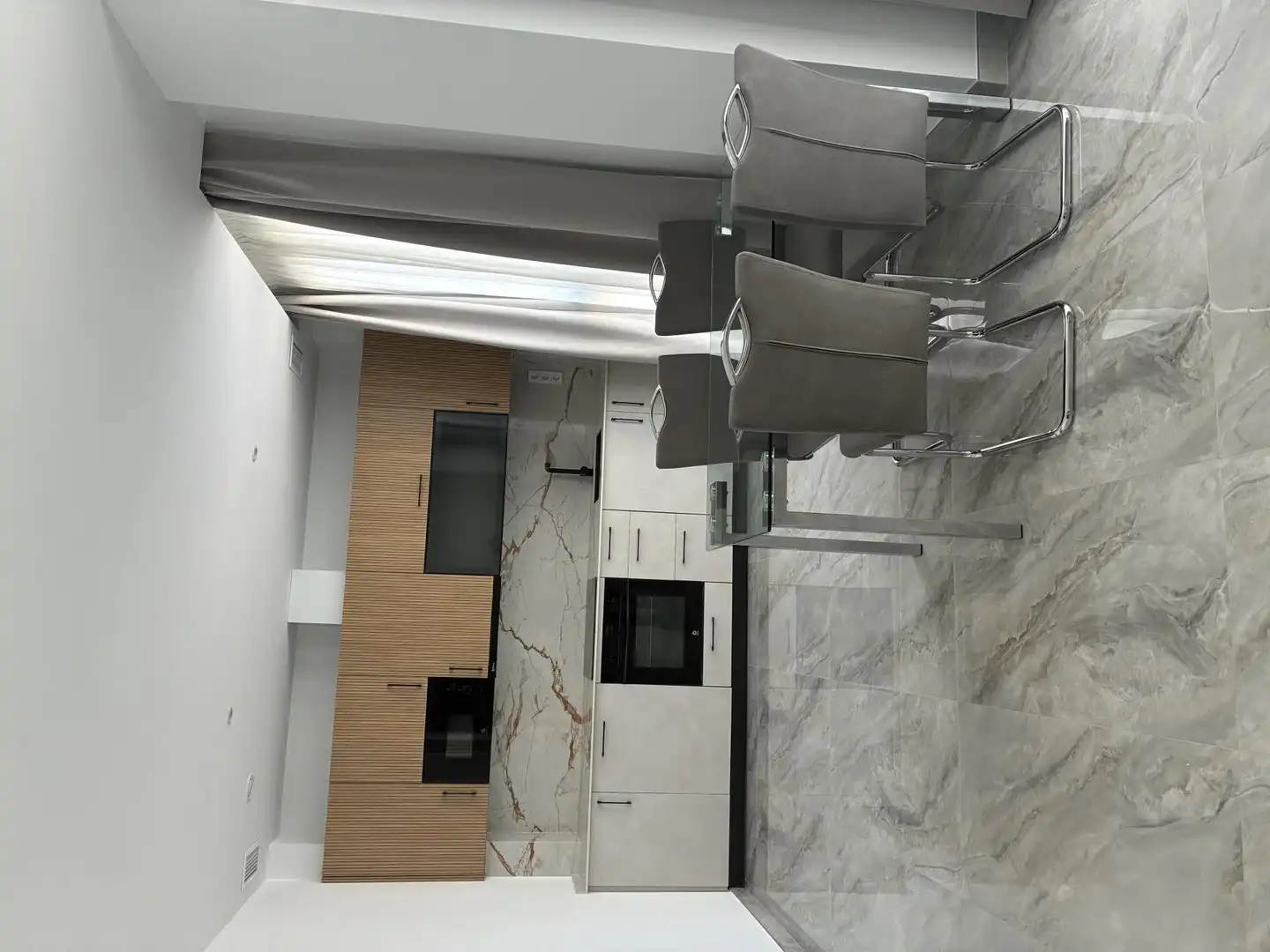 Cocina de Apartamento en venta en Málaga Capital con Aire acondicionado y Terraza