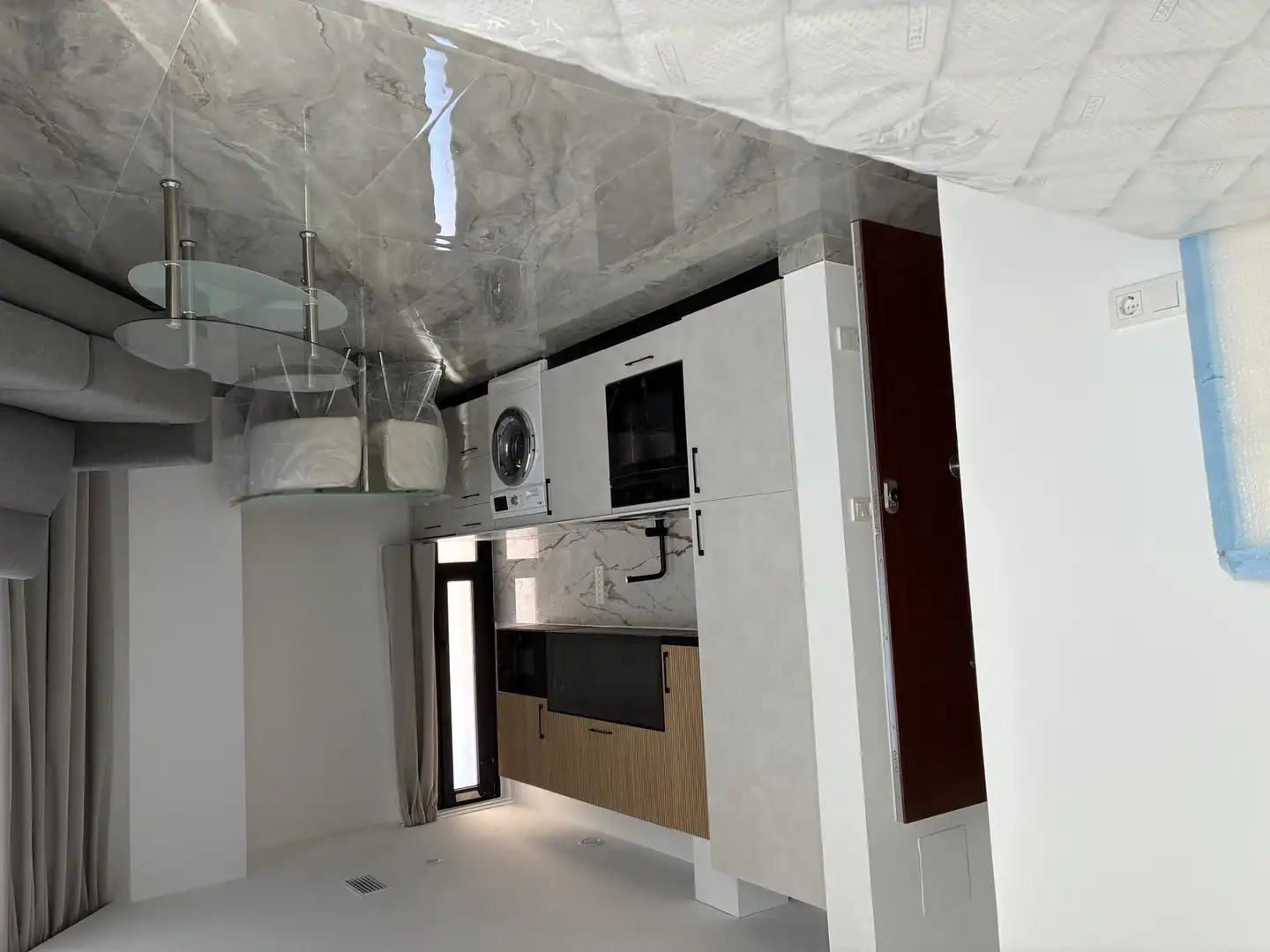 Cocina de Apartamento en venta en Málaga Capital con Aire acondicionado y Terraza