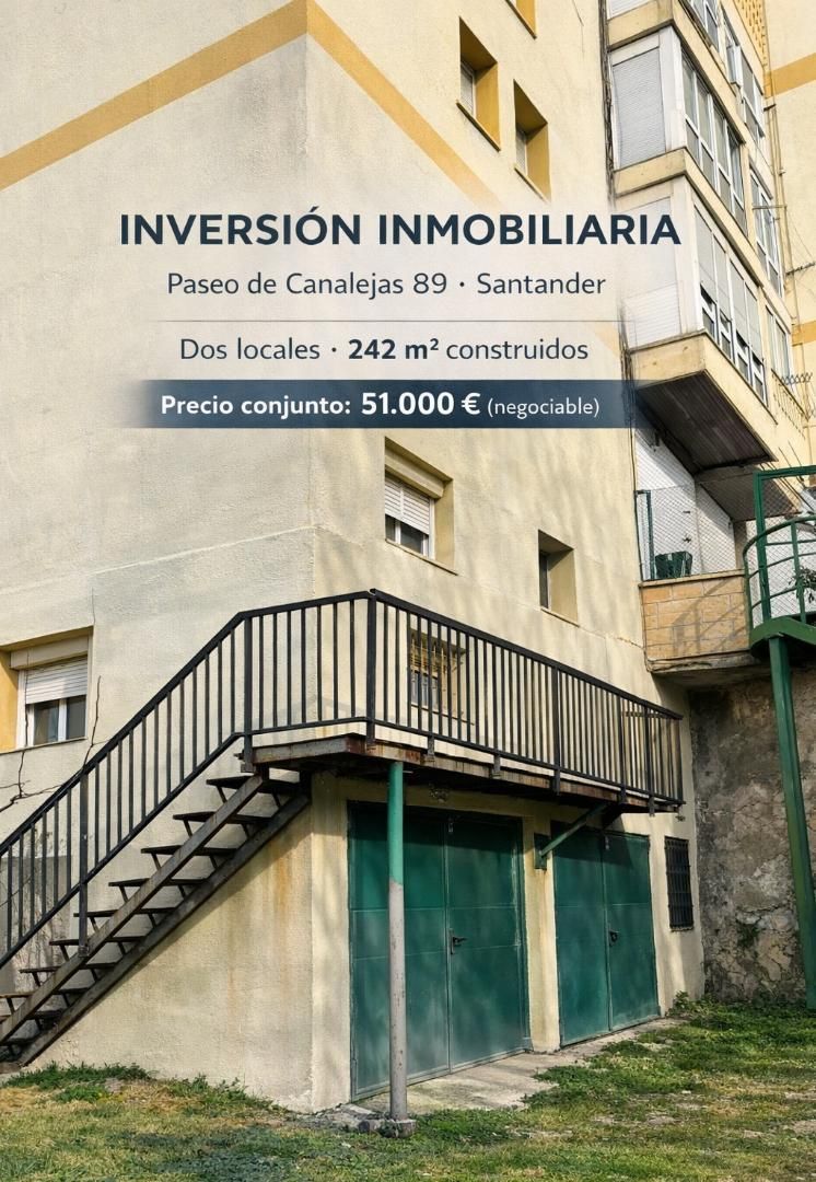 Vista exterior de Local en venda en Santander
