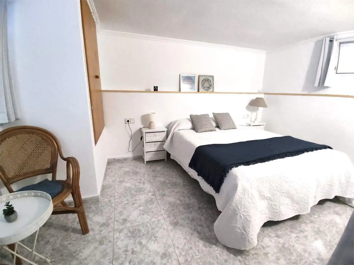 Wohnungen zur Miete in Carrer Polop de la Marina, 12, Pueblo - Urbanizaciones Schlafzimmer von Wohnungen zur Miete in L'Alfàs del Pi mit Klimaanlage, Heizung und Schwimmbad