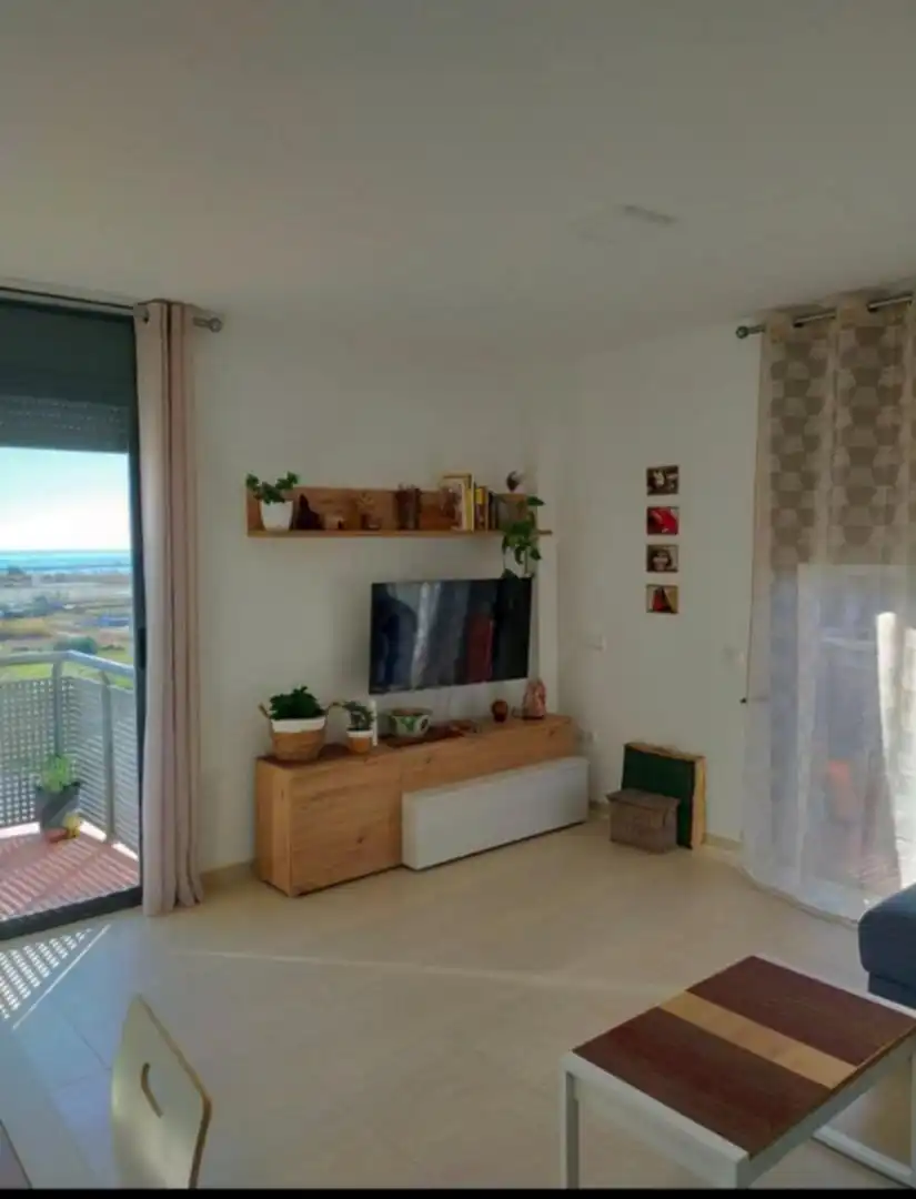 Apartamento en venta en Carrer de Sant Josep, 139, Nord Sala de estar de Apartamento en venta en La Ràpita con Aire acondicionado