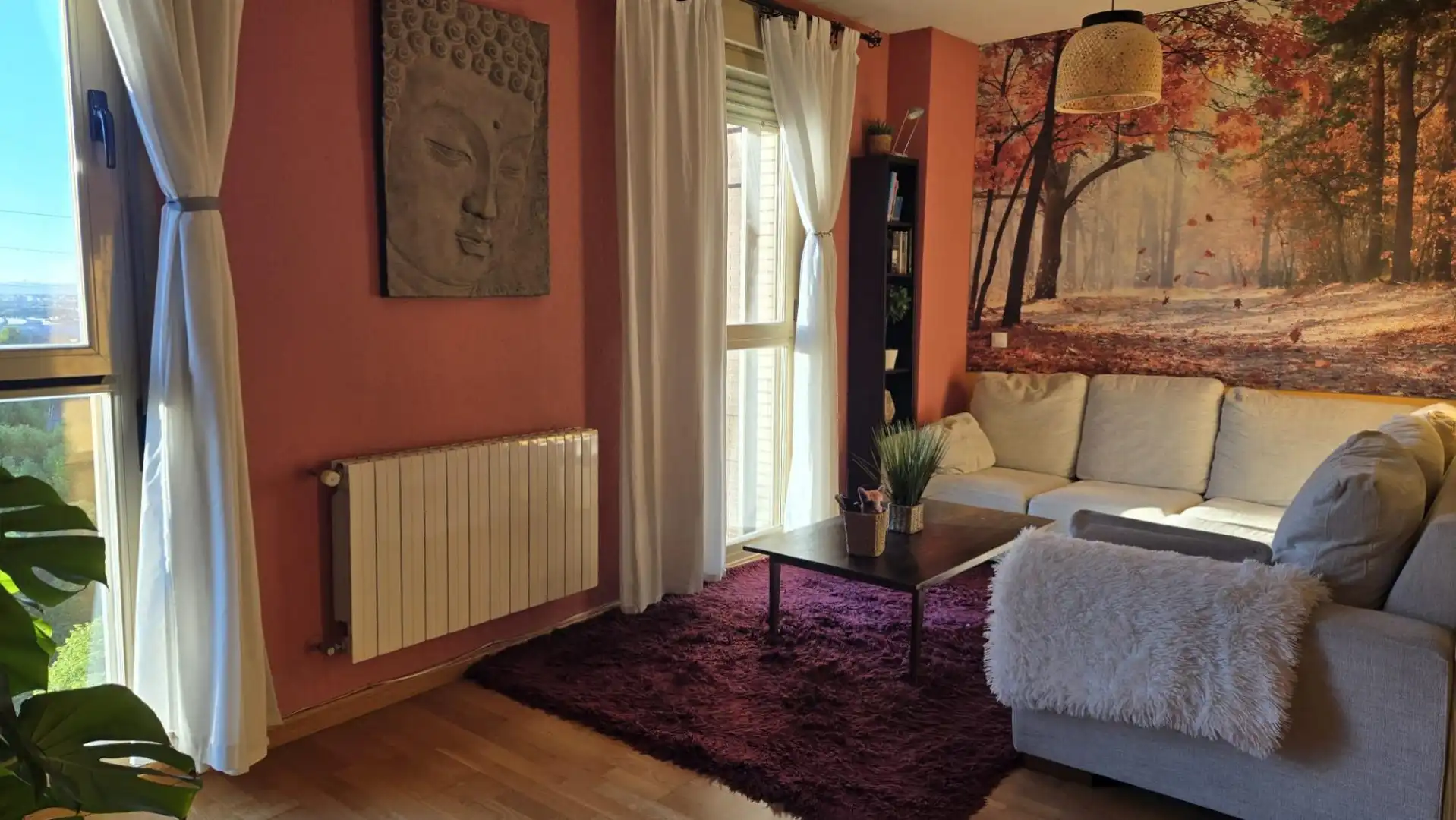 Piso en venta en Calle de Atapuerca, 5, PAU de Carabanchel Sala de estar de Piso en venta en Madrid con Aire acondicionado, Calefacción y Jardín privado