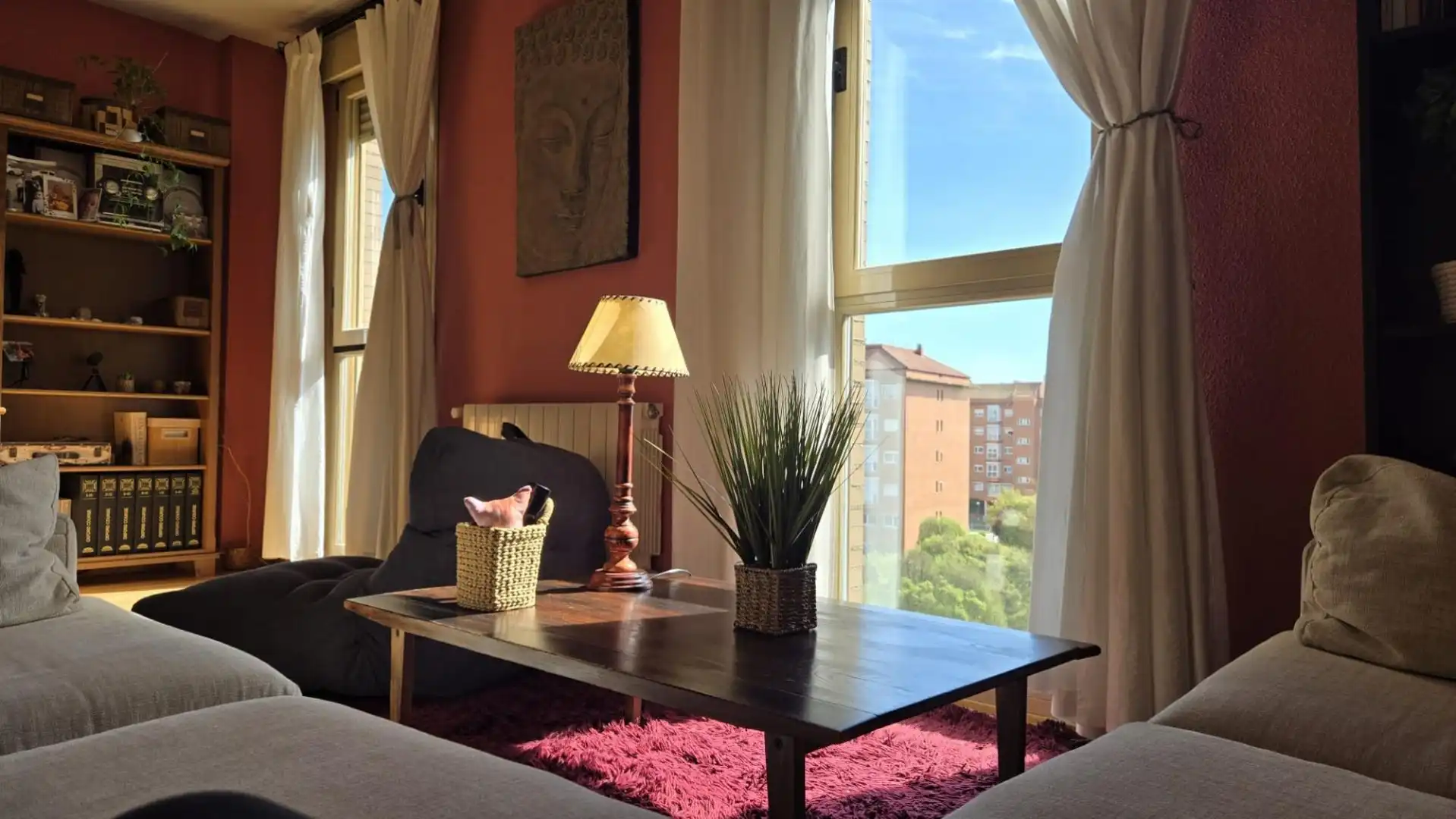 Piso en venta en Calle de Atapuerca, 5, PAU de Carabanchel Sala de estar de Piso en venta en Madrid con Aire acondicionado, Calefacción y Jardín privado