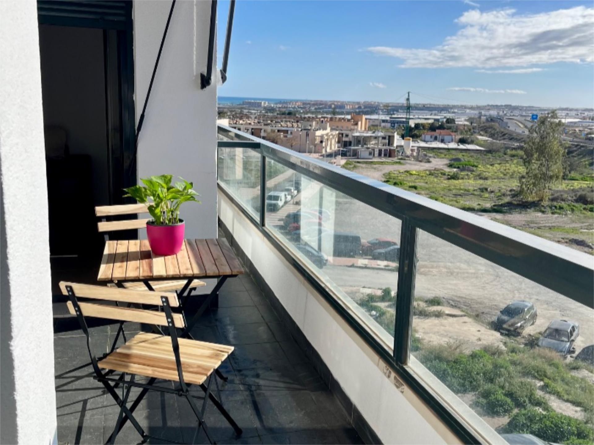 Terrace of Flat for sale in Roquetas de Mar  with Air Conditioner and Terrace