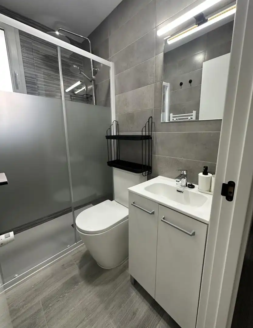 Bathroom of Flat for share in Valladolid  with Heating, Parquet flooring and Furnished
